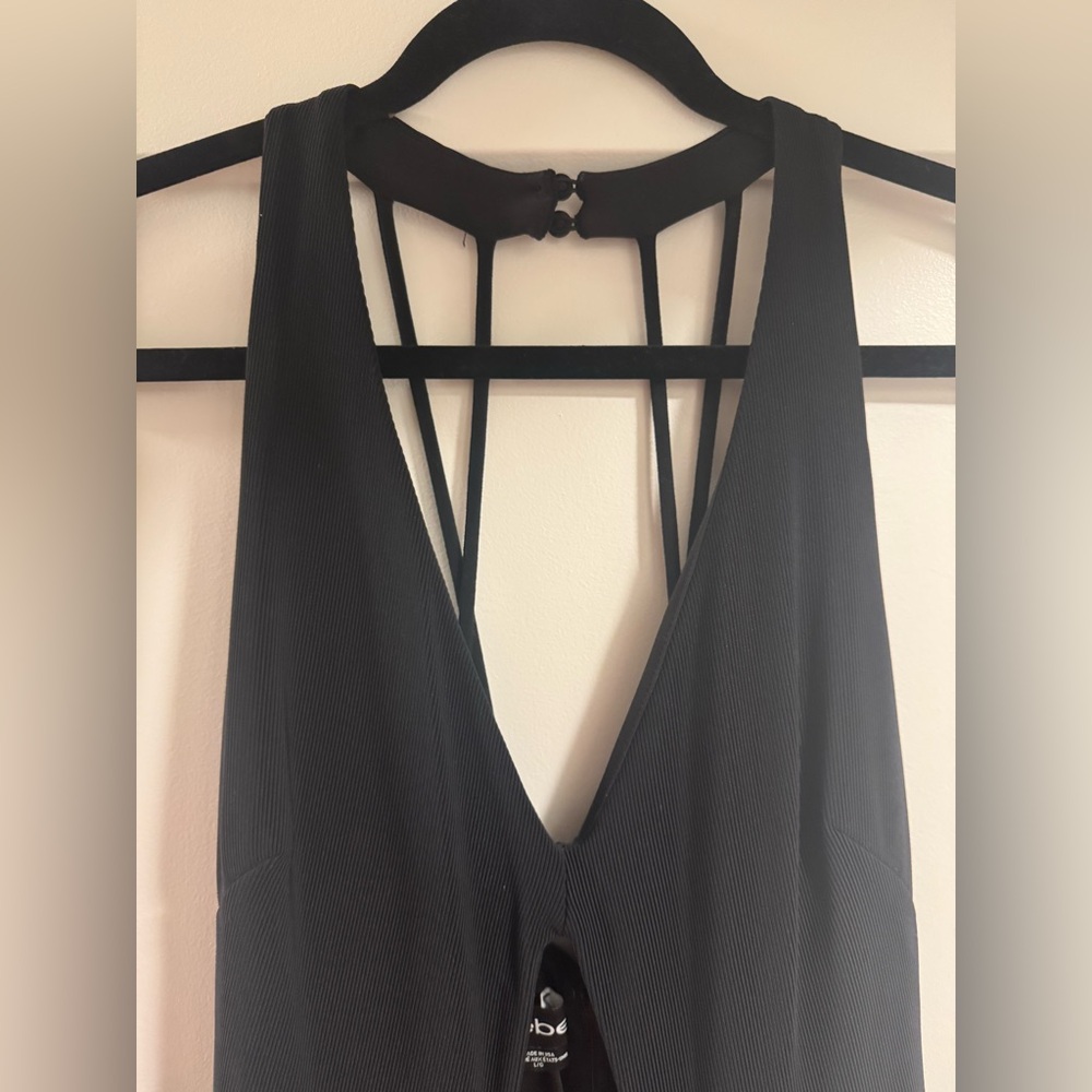 Bebe Black Cutout Skater Dress - Picture 7 of 9